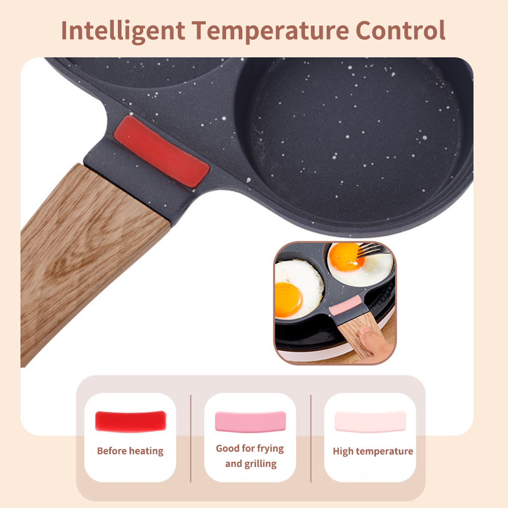 Non Stick 4-Cup Egg Frying Pan - огляд і ціна Egg Waffle Pan