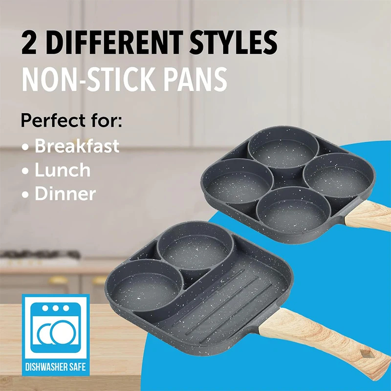 Pancake Egg Frying Pan 4 Cups  - огляд і ціна Egg Waffle Pan