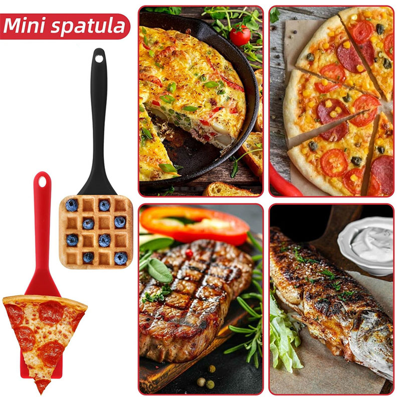 2pcs Mini Silicone Brownie Ser - огляд і ціна Okonomiyaki Spatula