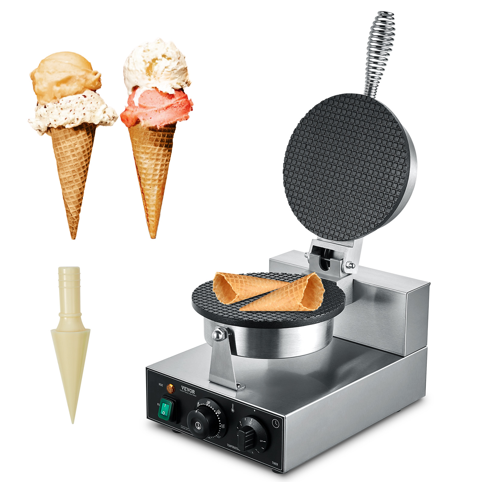 SucceBuy Electric Ice Cream Co - огляд і ціна Waffle Cone Maker