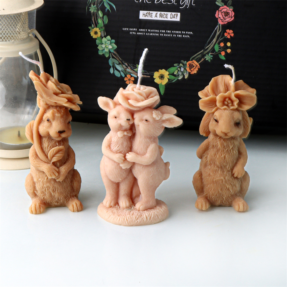 3D Flower Rabbit Candle Silico - огляд і ціна Bunny Cake Mold